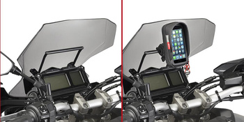 Poprzeczka GIVI do montażu GPS / SMARTPHONE - YAMAHA MT-09 Tracer (15 > 17)